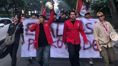 7 Tuntutan GMNI Bandung, Gelar Demo di Depan Kantor Pemkot Bandung