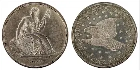 Серебряная монета Гобрехтов доллар