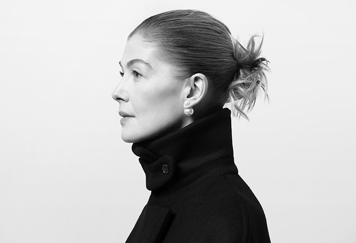 Rosamund Pike stars in the Dior Lady 95.22 Bag Campaign Featuring Actress Rosamund Pike.