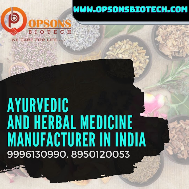 Ayurvedic and Herbal Medicine Manufacturer in India | Opsonsbiotech