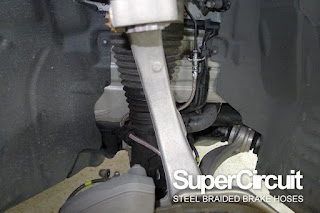 SUPERCIRCUIT Steel Braided Brake Hose made for Mercedes Benz C-class W205.