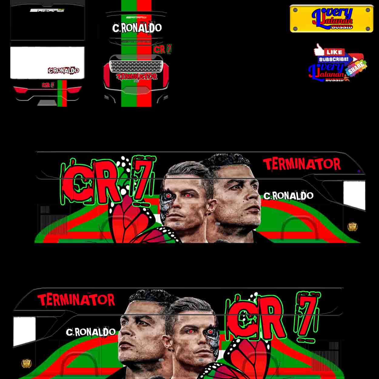 livery bussid ronaldo jernih