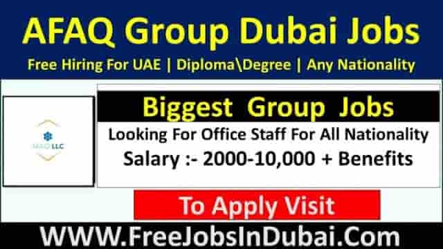 AFAQ Careers UAE Jos Opportunities Available now