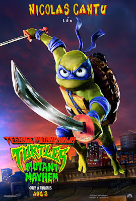 Teenage Mutant Ninja Turtles Mutant Mayhem Animated Movie Character Poster Leo