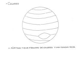 Planeta Júpiter para colorear