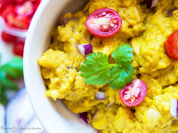 VEGAN CHICKPEA SCRAMBLED EGGS