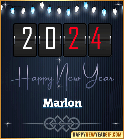Happy New Year 2024 images for Marlon