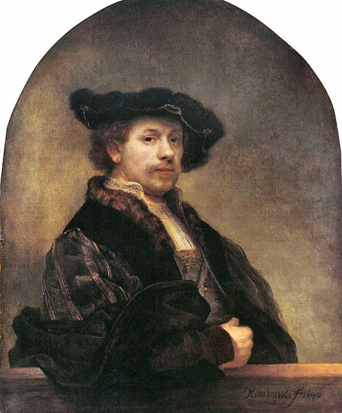 Picture of "Self Portrait" by Rembrandt, 1640