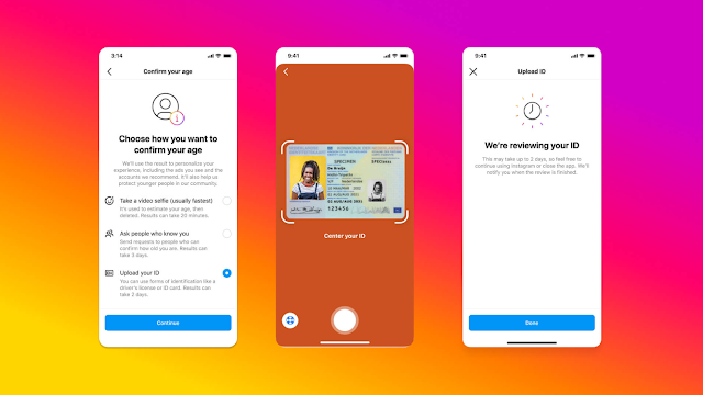 يقدم إنستغرام طرق جديدة للتحقق من عمر المستخدمين