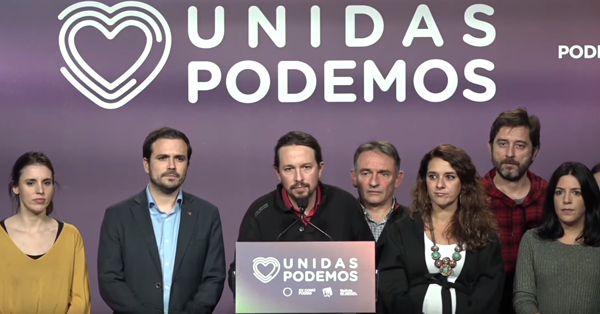 Valoración de Pablo Iglesias de la jornada electoral (Vídeo)