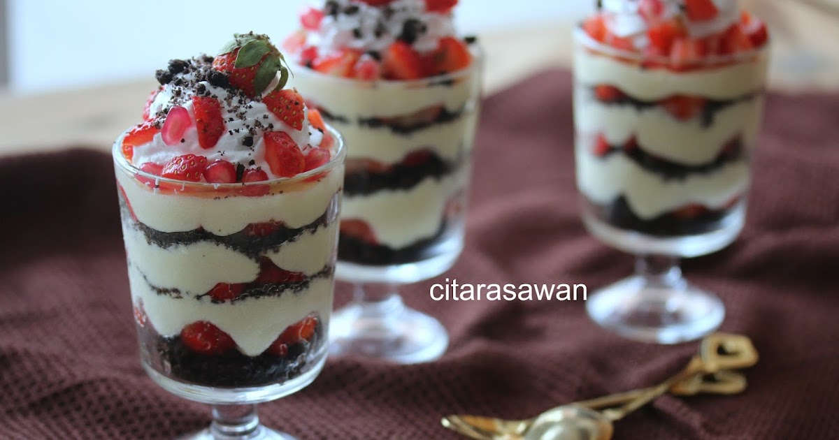 Puding Keju Oreo / Oreo Cheese Pudding  Blog Citarasa wan