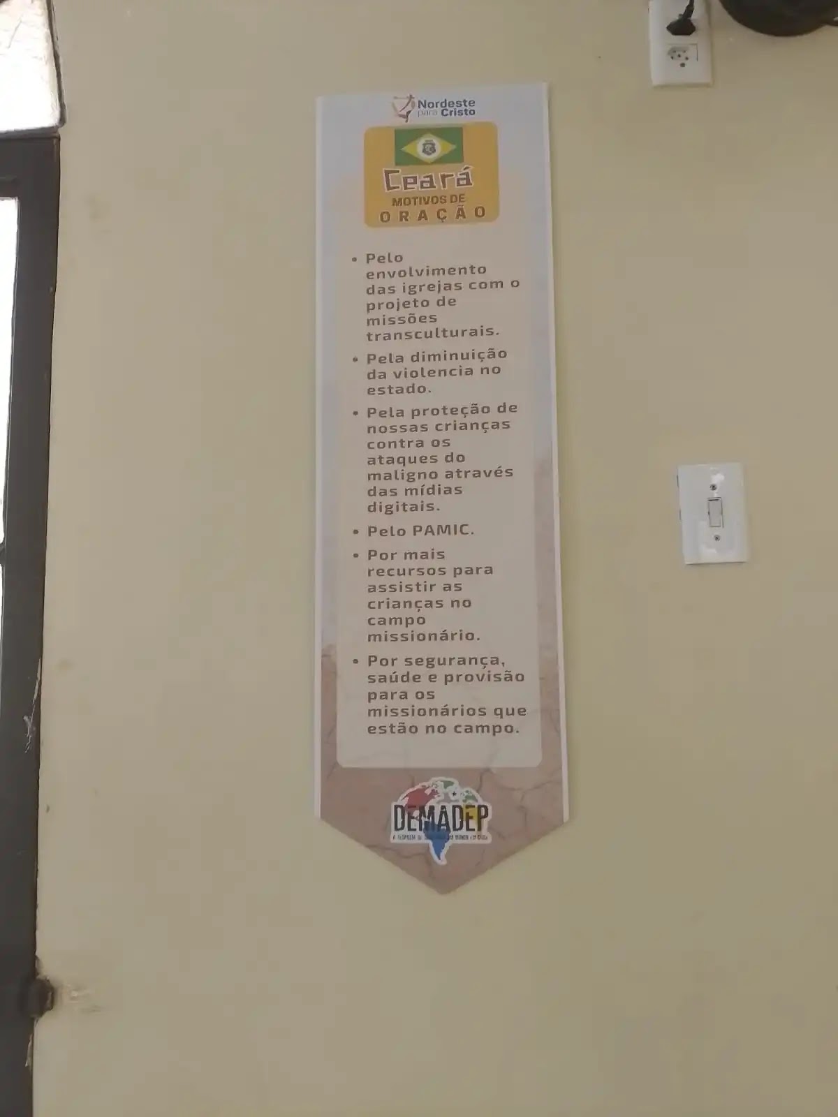 nordeste para cristo motivos de oração — Foto: José Nogueira/arquivo pessoal