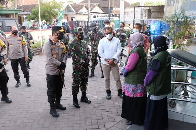 Forkopimda Jatim Cek Tempat Isoter dan 3T di Posko PPKM Sidoarjo