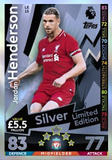 Match Attax 2018 2019 Liverpool FC Premier League Set