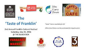 The 2nd "Taste of Franklin" will be held on Saturday, July 30 at THE BLACK BOX