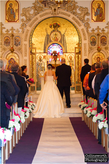 White Aisle Flowers