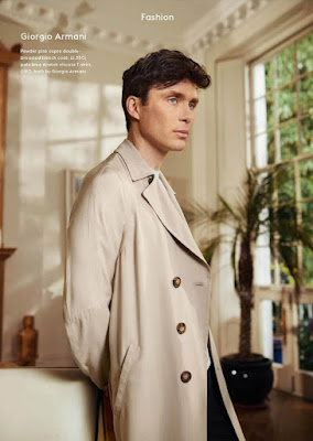 Esquire, Cilian Murphy, Catherine Hayward, Tomo Brejc, Suits and Shirts, Magazine, luxury, spring 2016, menswear, Lanvin, Private White VC, Giorgio Armani, Sandro,