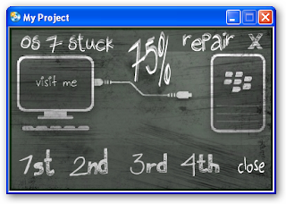 Repair Stuck 75% All BlackBerry OS 7.0 & 7.1 