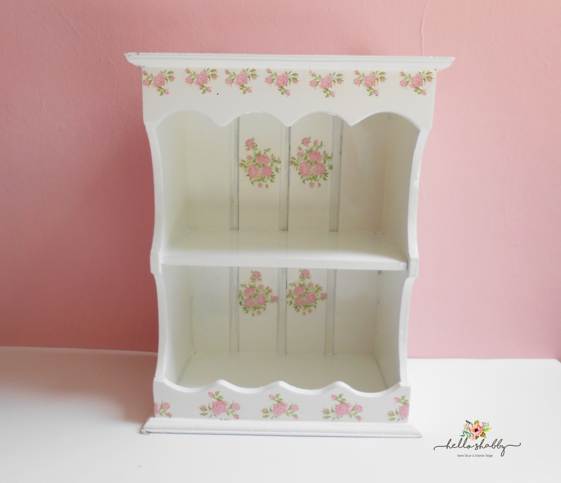 Jual Rak  Shabby  Chic Flower white Hello Shabby  