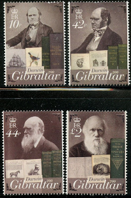 Gibraltar 2009 Charles Darwin set
