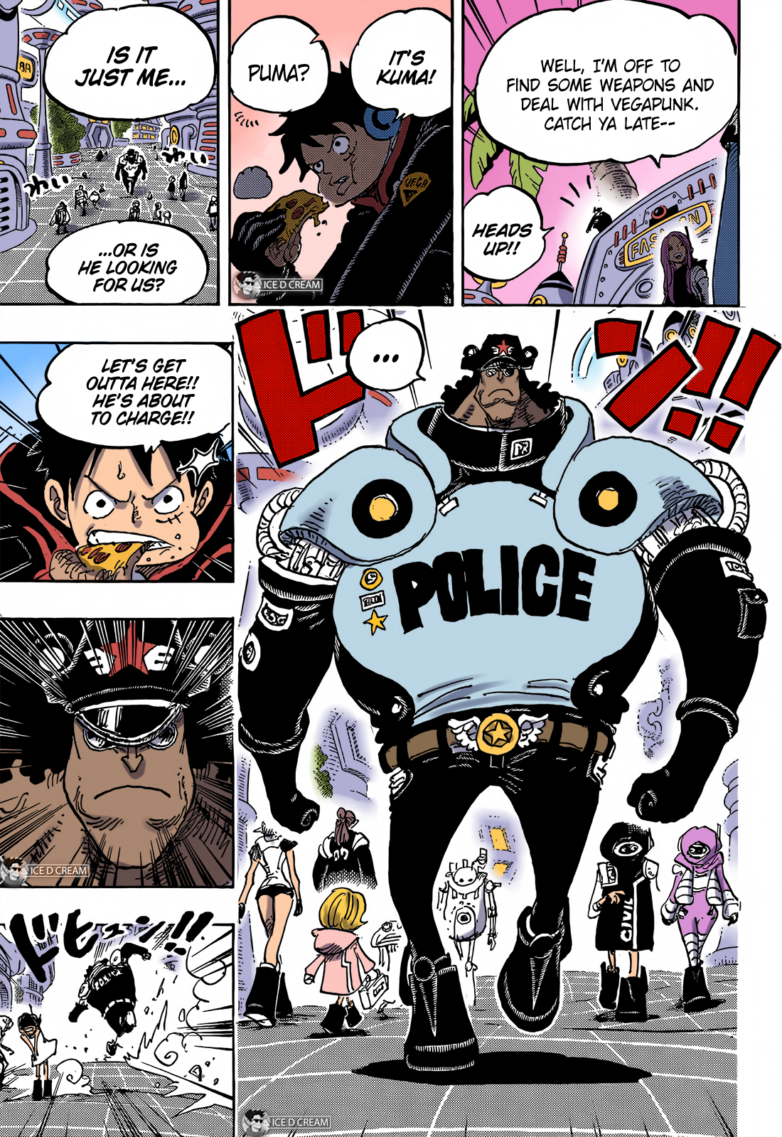 One Piece Chapter 1063 The Only Family I've Got Colored Full