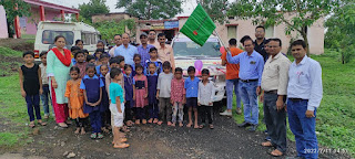 सेव द चिल्ड्रन संस्था के सुरक्षित स्कूल वापसी अभियान के  जागरूकता रथ को हरी झंडी दिखाकर रवाना किया