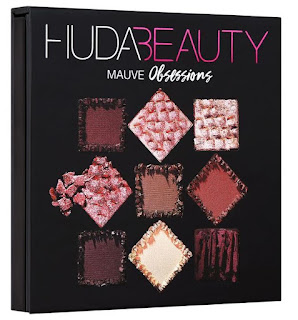 Huda Beauty Mauve Obsessions eyeshadow palette swatches + GWP