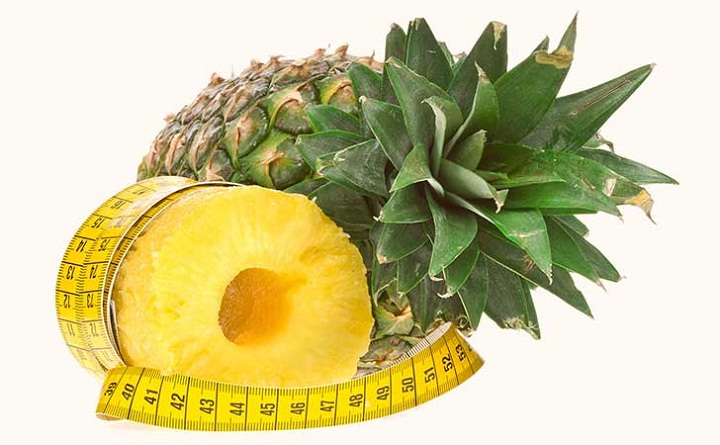 Diet of pineapple to lose 5 kg in 2 days