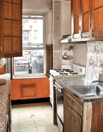 In this small kitchen