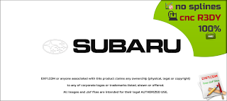 Subaru logo vector dxf for CNC free download