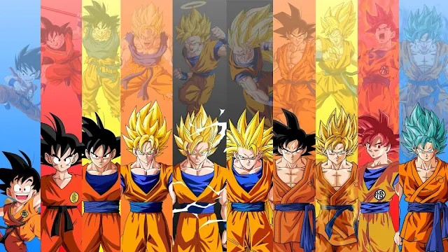 Papel de parede grátis Dragon Ball Zpara pc, notebook, celular e tablet : Saiyajins.