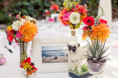 wedding flower arrangement by primary petals