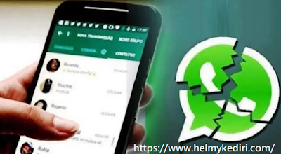 cara membuat aplikasi whatsApp teman error