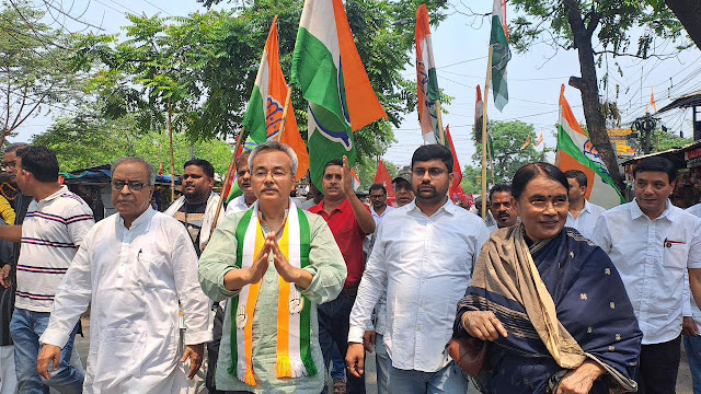 Time to end politics of lies, corruption : Munish Tamang, campaigns in Siliguri Regulated Market