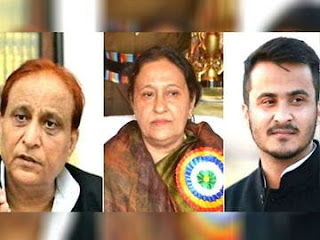 azam-khan-wife-and-son-sent-to-jail