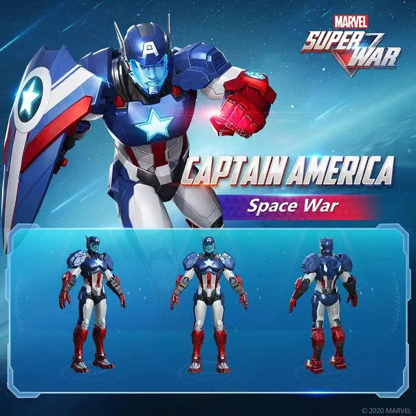 Finally, the Space War, the latest Epic Skin series will be released soon! Captain America and Black Panther will be the first to arrive in their Planet Shield costume. More about this new skin will be revealed shortly.