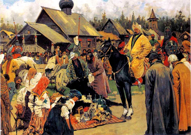 Картина Сергея Иванова «Баскаки», 1909 год