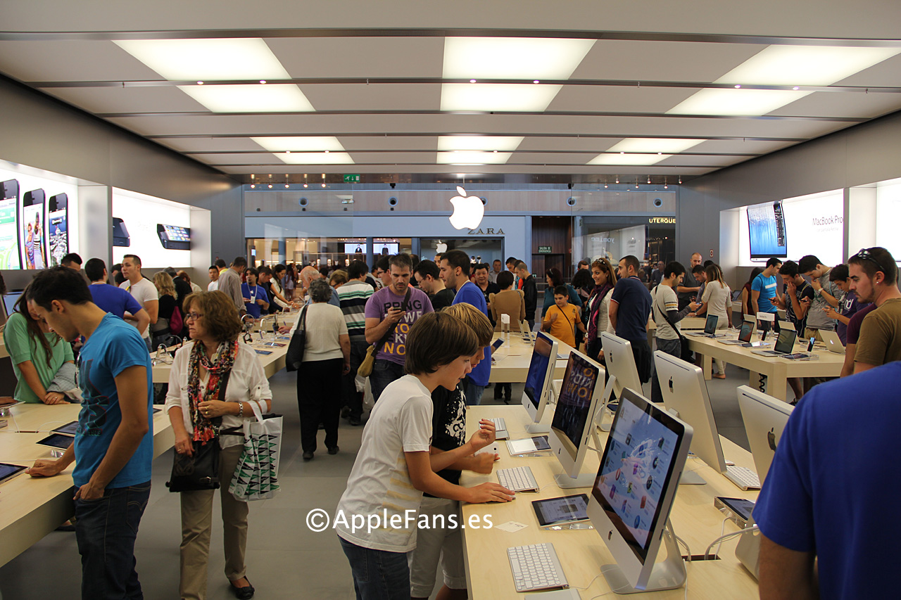 InauguraciÃ³n del Apple Store Zaragoza todo un Ã©xito
