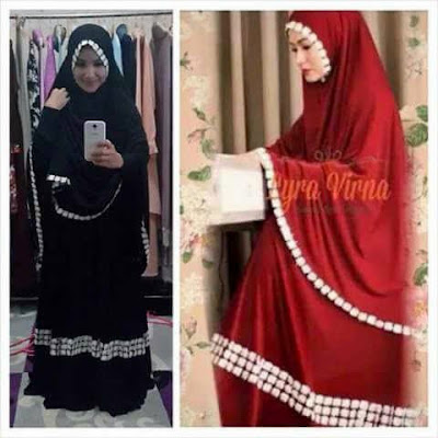 Jilbab Syari renda model terbaru 2015