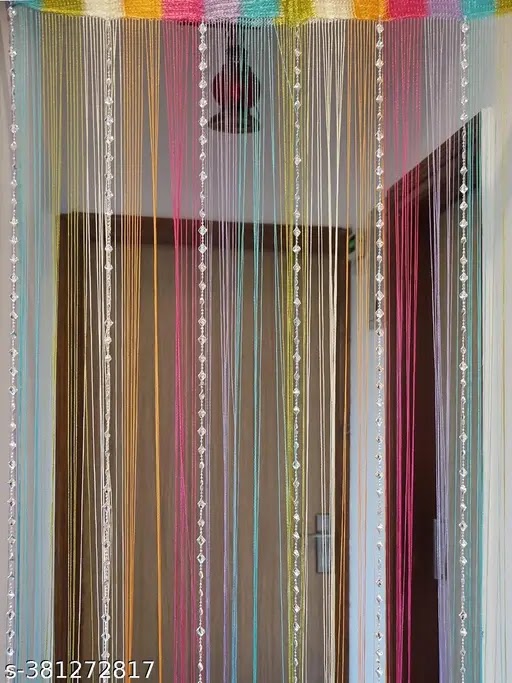Multi Color Threads String Curtains