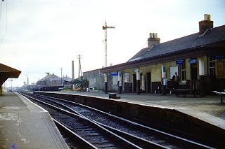 Train station where Charles Manclark's father worked in Tayport Scotland - August 11, 1961