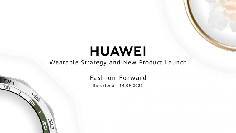 HUAWEI to unveil a new wearable w/ Fashion Forward theme in Barcelona!