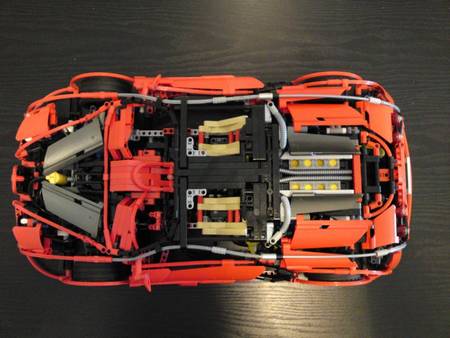 LEGO bricks version Bugatti Veyron