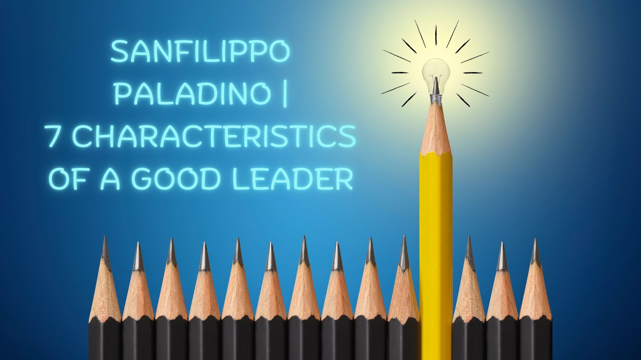 Sanfilippo Paladino | 7 Characteristics of a Good Leader