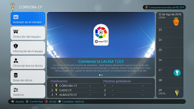 PES 2019 PC/PS4 Option File LaLiga 1|2|3 Season 2018/2019 by Rafarubiob