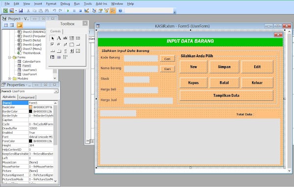 Cara Membuat Coding Update di Userform Excel 