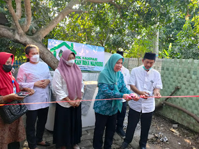 Ajak Masyarakat Kelola Sampah, Pemdes Sarakan Resmikan Bank Sampah Bina Mandiri Sarakan