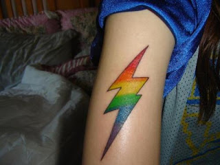 Rainbow Tattoo Design Photo Gallery - Rainbow Tattoo Ideas