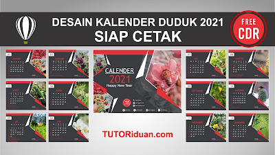 Free Template Kalender Duduk PSD
