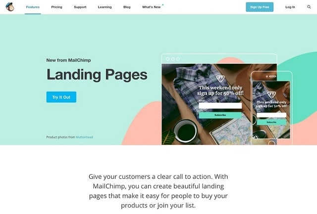 Landing Page ngắn gọn